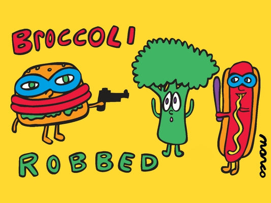 BROCCOLI ROBBED LIMITED EDITION MARCOART PRINT